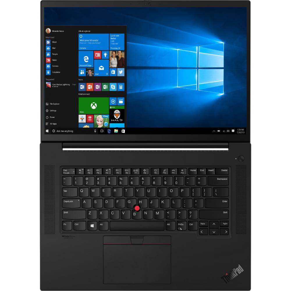 Ноутбук Lenovo ThinkPad X1 Extreme Gen 4 Black (20Y50026RA) Роздільна здатність дисплея 3840 х 2400