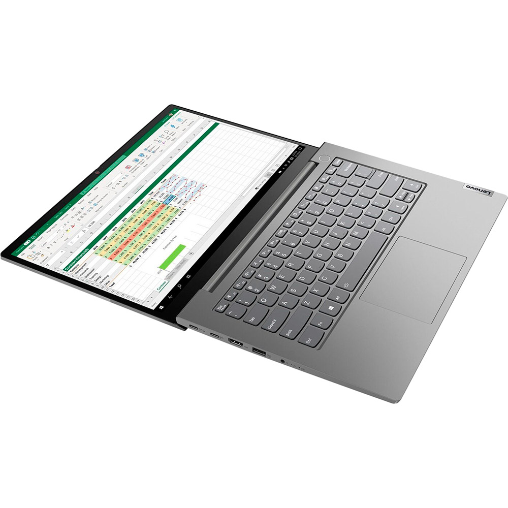 Замовити Ноутбук LENOVO ThinkBook 14 Mineral Grey (20VD00CRRA)