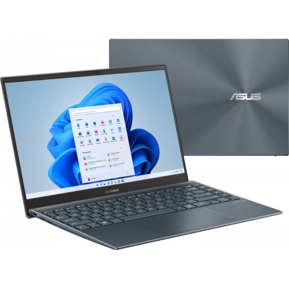 Внешний вид Ноутбук ASUS ZenBook UX325EA-KG743W Pine Grey (90NB0SL1-M00H10)