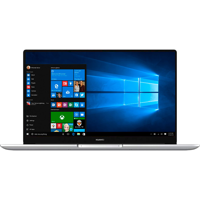 Ноутбук HUAWEI MateBook D15 Mystic Silver (53012TRE)