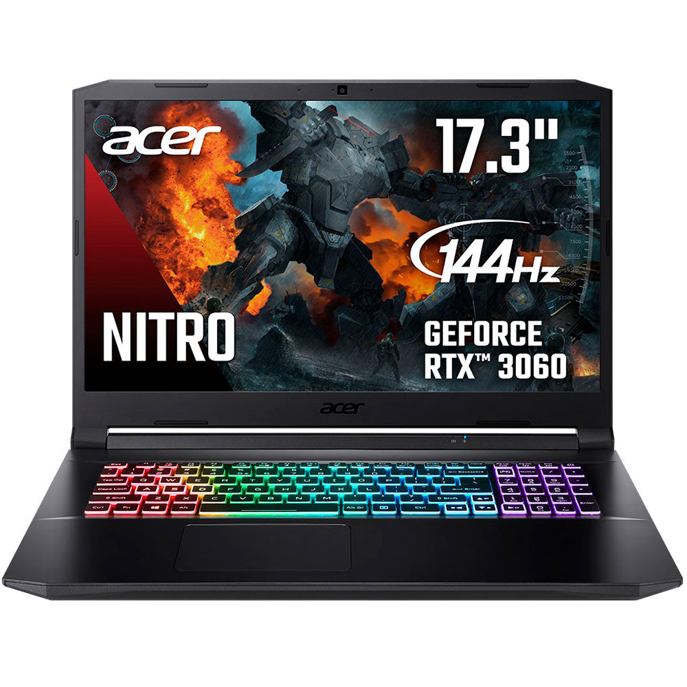 Ноутбук Acer Nitro 5 AN517-41-R8RE Shale Black (NH.QAREU.00B)