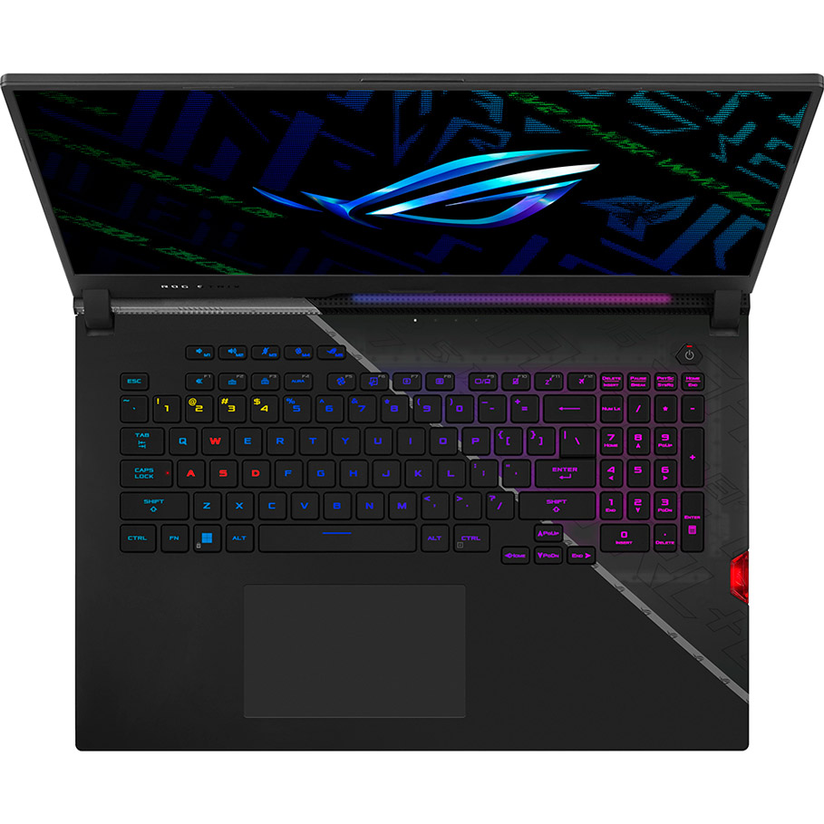 Внешний вид Ноутбук ASUS ROG Strix Scar 17 G733CX-LL096W Off Black Stealth (90NR08S3-M005E0)