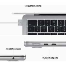 Ноутбук APPLE MacBook Air M2 13" 256Gb Silver (MLXY3UA/A)