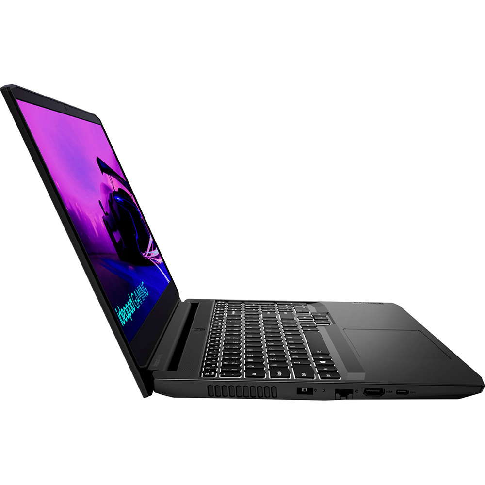 Зовнішній вигляд Ноутбук Lenovo IdeaPad Gaming 3 15IHU6 Shadow Black (82K101FKRA)