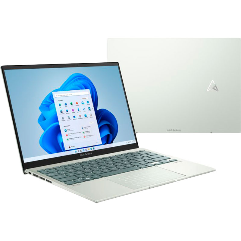 Зовнішній вигляд Ноутбук ASUS Zenbook S 13 OLED UM5302TA-LV497W Aqua Celadon (90NB0WA4-M00PX0)