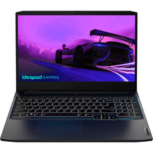 Ноутбук Lenovo IdeaPad Gaming 3 15IHU6 Shadow Black (82K101G7RA)