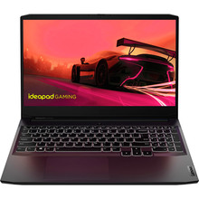 з відеокартою GeForce GTX 1650 Ноутбук Lenovo IdeaPad Gaming 3 15ACH6 Shadow Black (82K201NDRA)