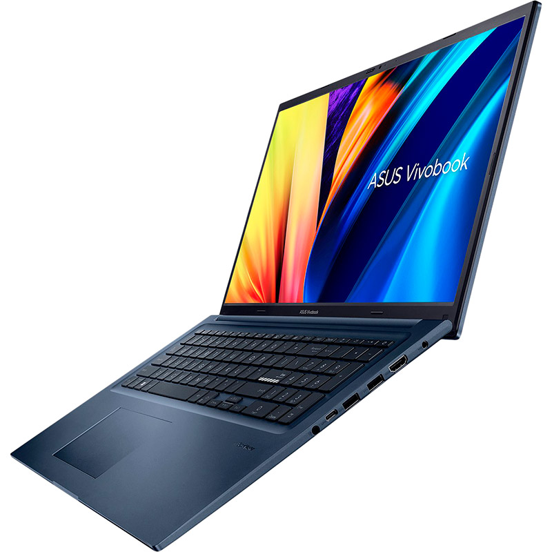 Зовнішній вигляд Ноутбук ASUS Vivobook 15 X1502ZA-BQ644 Quiet Blue (90NB0VX1-M00V50)