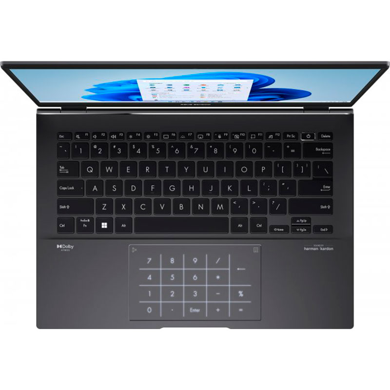Ноутбук ASUS Zenbook 14 OLED UM3402YA-KM175W Jade Black (90NB0W95-M00D30) Частота обновления экрана 90 Гц