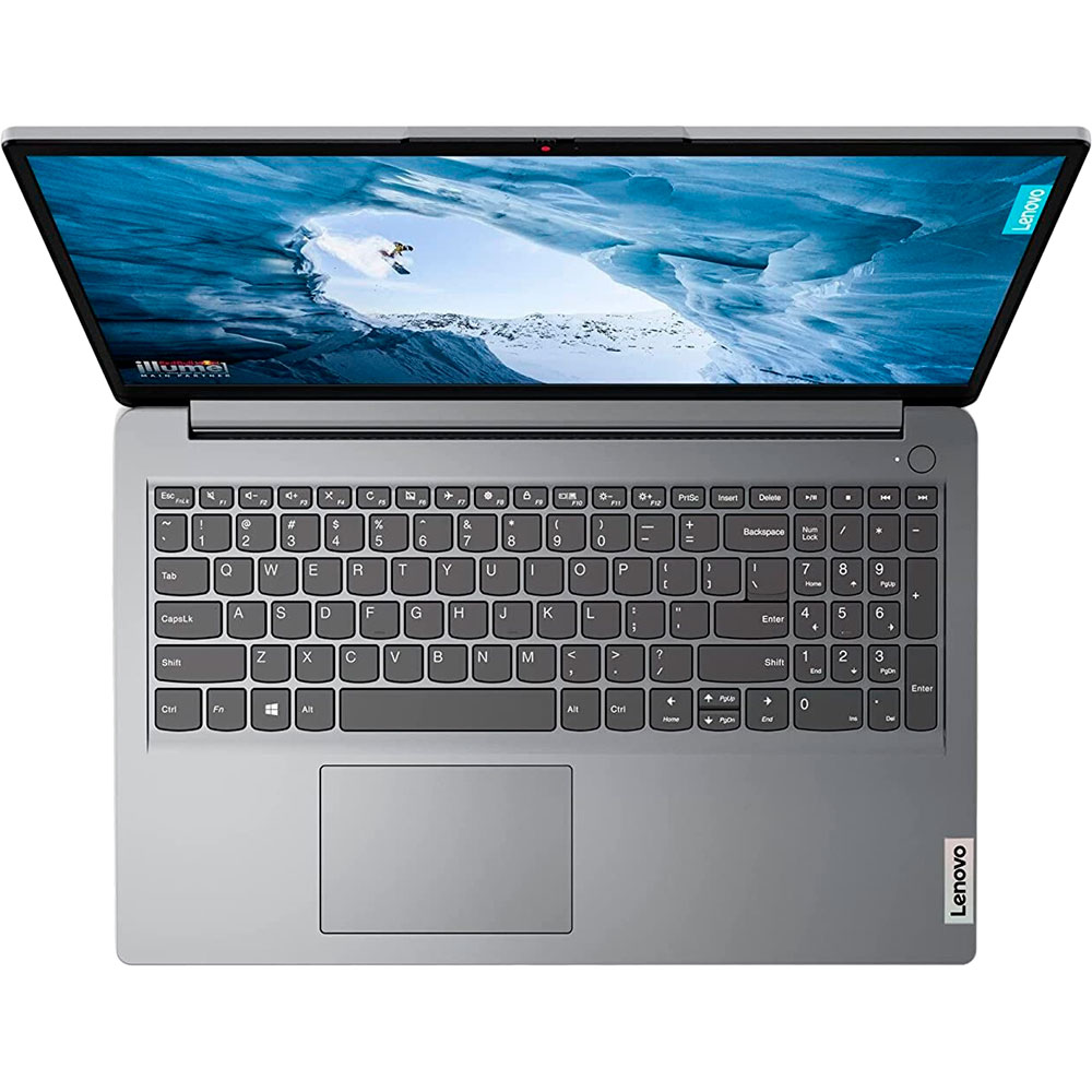 Зовнішній вигляд Ноутбук LENOVO IdeaPad 1 15IGL7 Cloud Grey (82V7003XRA)