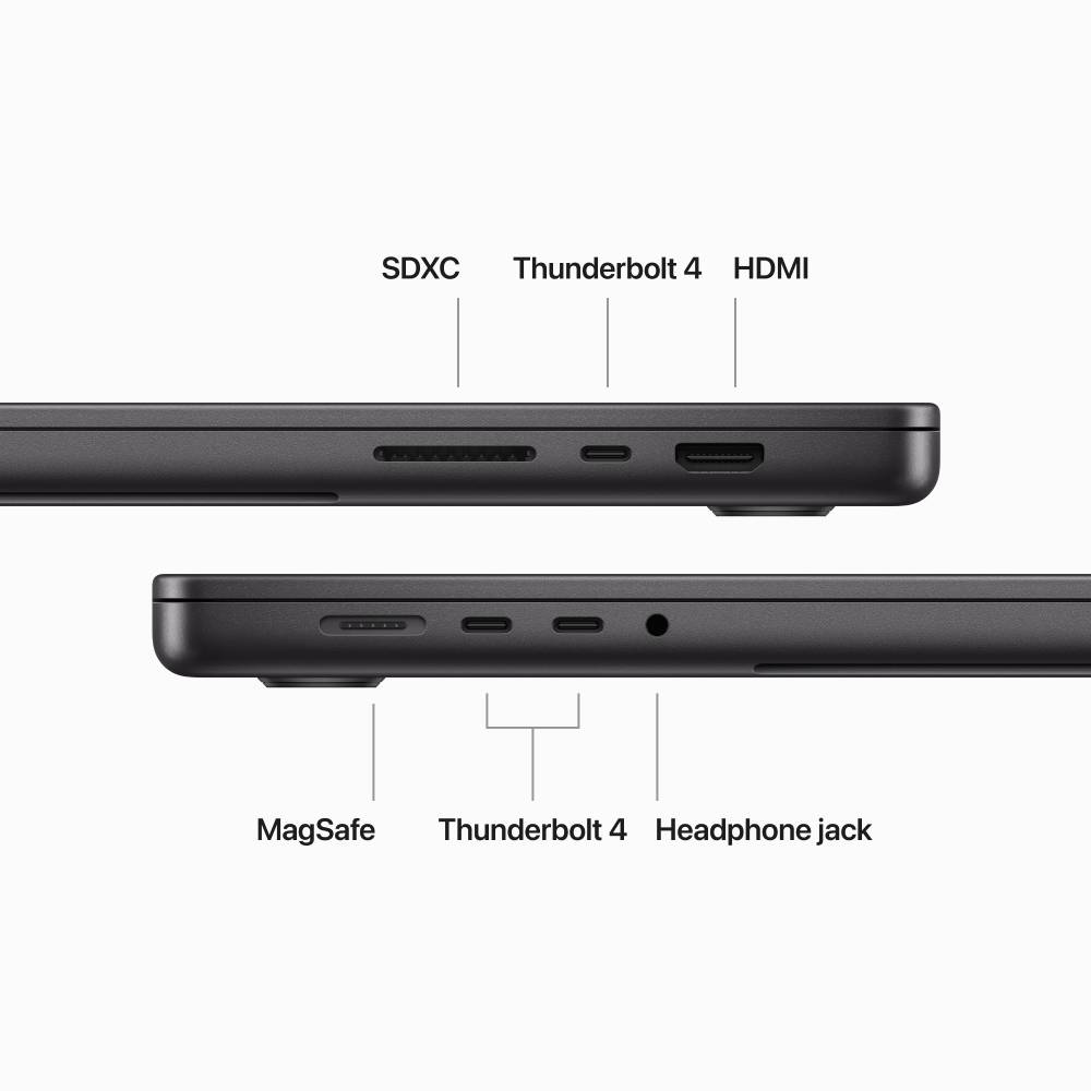 Ноутбук APPLE MacBook Pro M3 16" 512GB Space Black (MRW13UA/A) Частота оновлення екрана 120 Гц