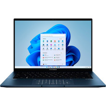 90 Гц Ноутбук ASUS Zenbook 14 OLED UX3402VA-KM063WS Ponder Blue (90NB10G1-M00330)