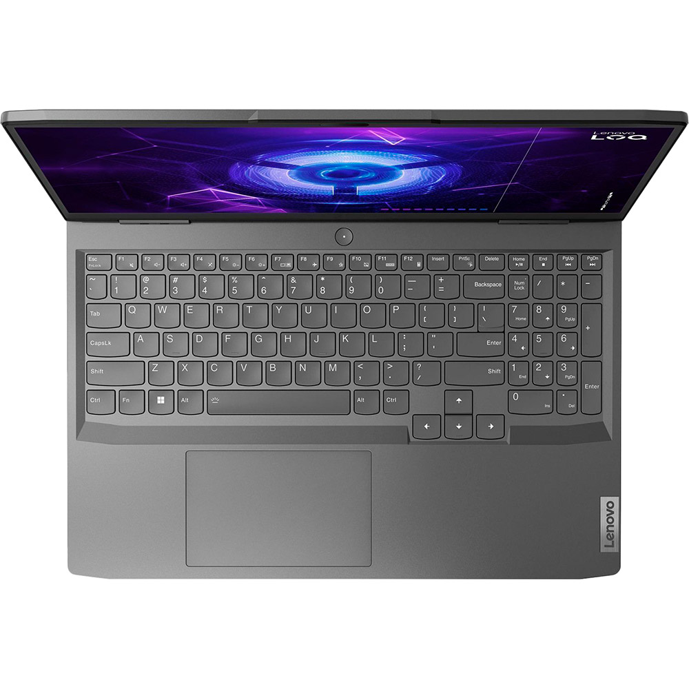 Зовнішній вигляд Ноутбук LENOVO LOQ 3 15IRH8 Storm Grey (82XV00JTRA)