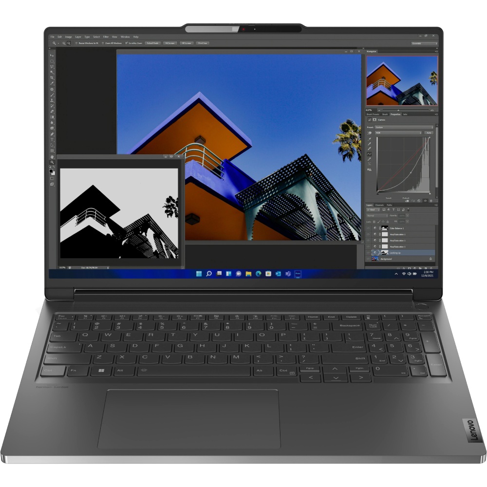 Зовнішній вигляд Ноутбук LENOVO ThinkBook 16p G4 IRH Storm Grey (21J8003ARA)