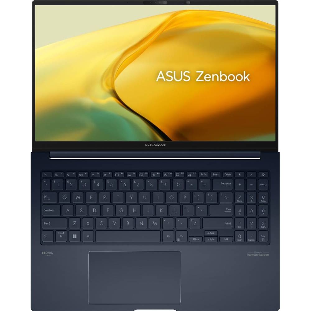 Зовнішній вигляд Ноутбук ASUS Zenbook 15 UM3504DA-BN153 Ponder Blue (90NB1161-M005N0)