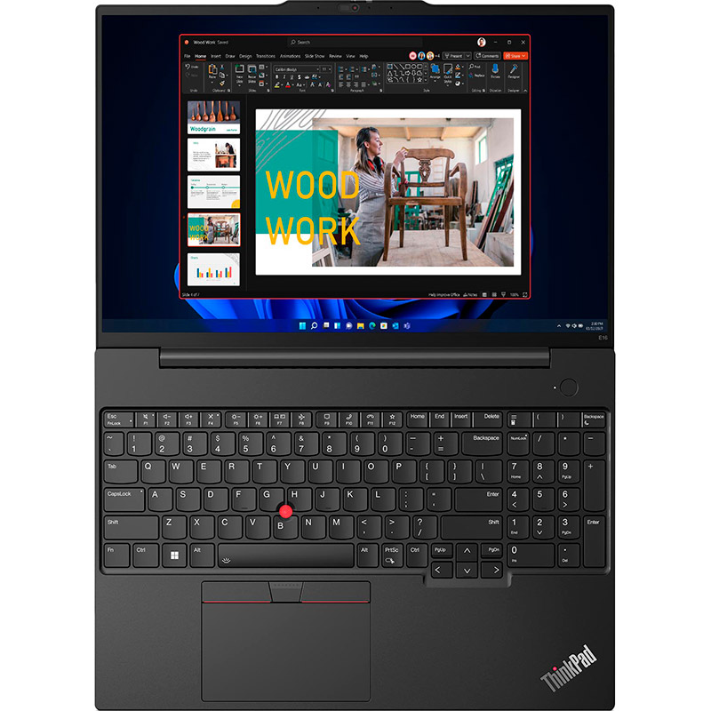 Ноутбук Lenovo ThinkPad E16 Gen 1 Graphite Black (21JT0018RA) Роздільна здатність дисплея 1920 x 1200