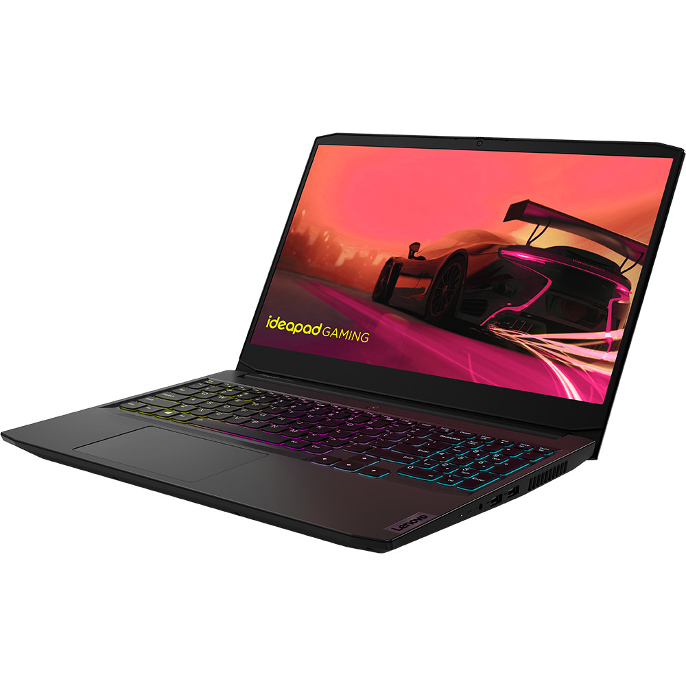 Зовнішній вигляд Ноутбук Lenovo IdeaPad Gaming 3 15ACH6 Shadow Black (82K20297RA)