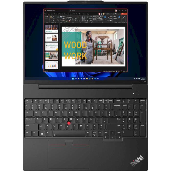 Ноутбук Lenovo ThinkPad E16 AMD G1 T Graphite Black (21JT003CRA) Частота оновлення екрана 60 Гц