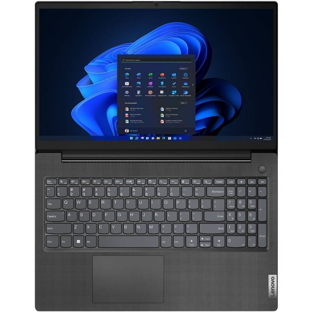 Зовнішній вигляд Ноутбук LENOVO V15 G4 IAH Business Black (83FS002ERA)