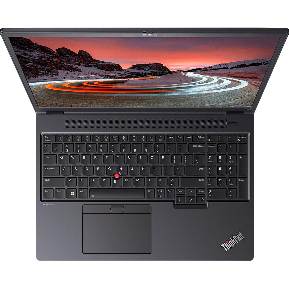 Зовнішній вигляд Ноутбук Lenovo ThinkPad P16v Gen 1 Thunder Black (21FDS2JT00)