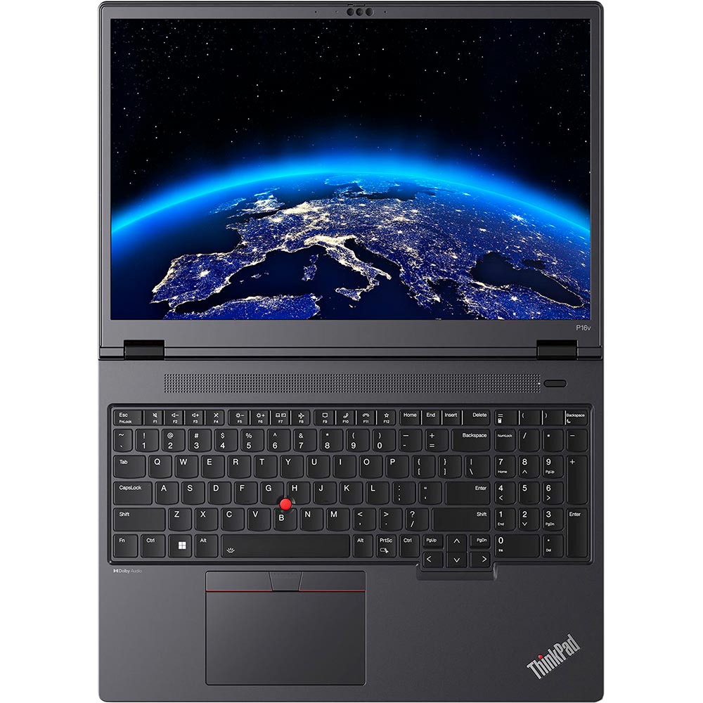 Фото Ноутбук Lenovo ThinkPad P16v Gen 1 Thunder Black (21FDS2JT00)