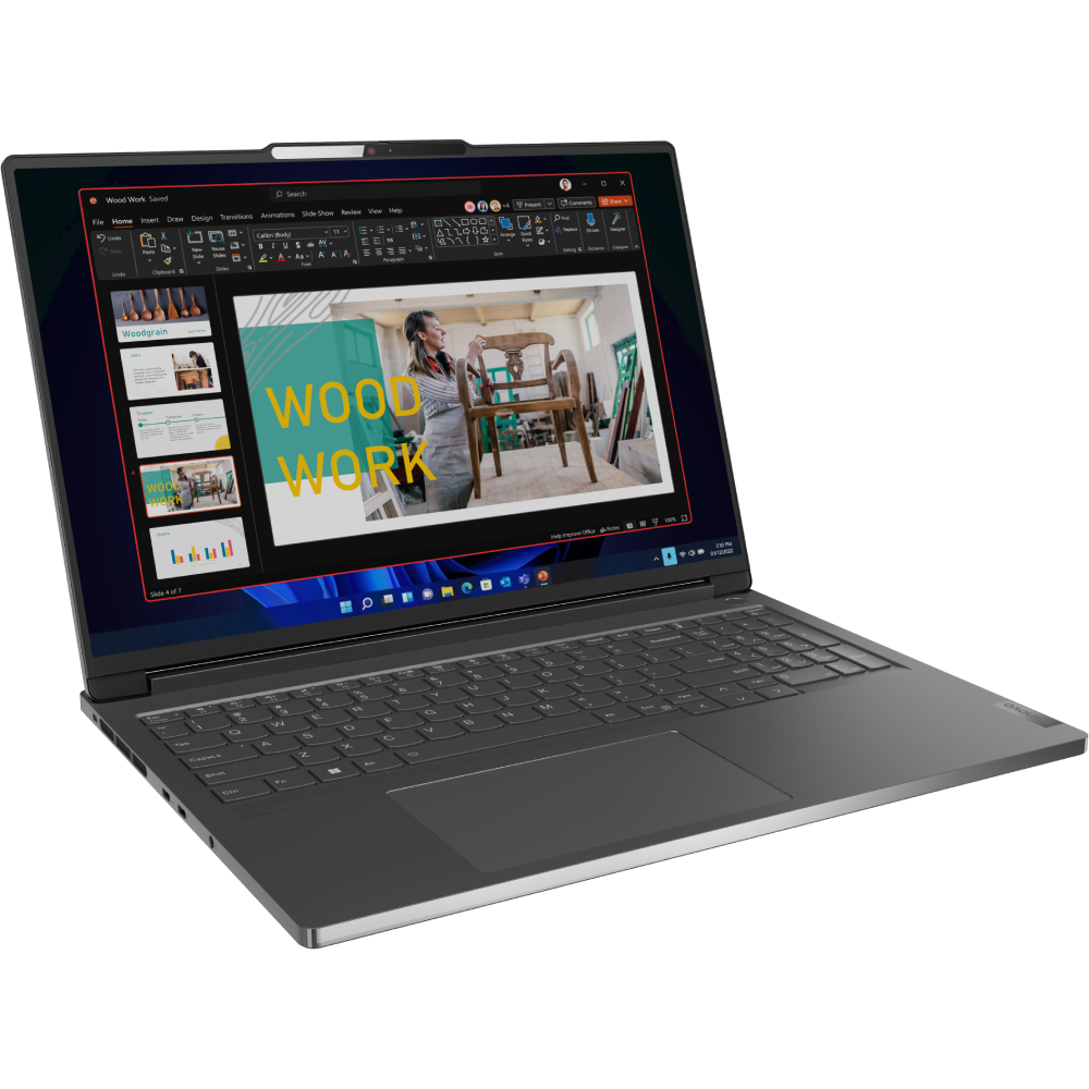 Зовнішній вигляд Ноутбук LENOVO ThinkBook 16p-G4 Storm Grey (21J8003FRA)