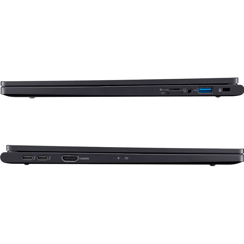 Фото Ноутбук ACER TravelMate TMP614-53 Shale Black (NX.B0AEU.002)