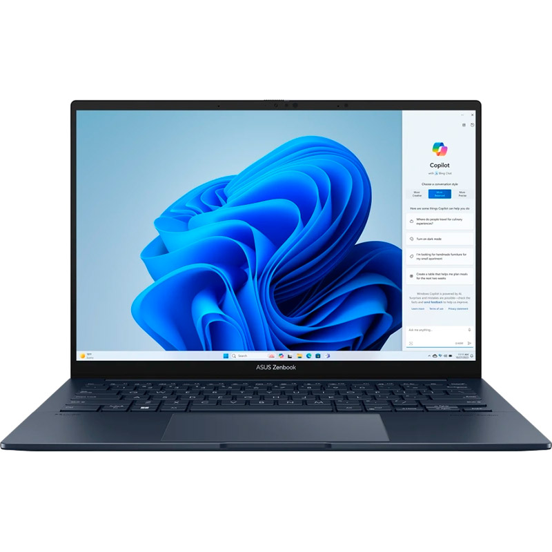 Ноутбук ASUS Zenbook 14 OLED UX3405MA-PP047X Ponder Blue (90NB11R1-M00260) Діагональ дисплея 14