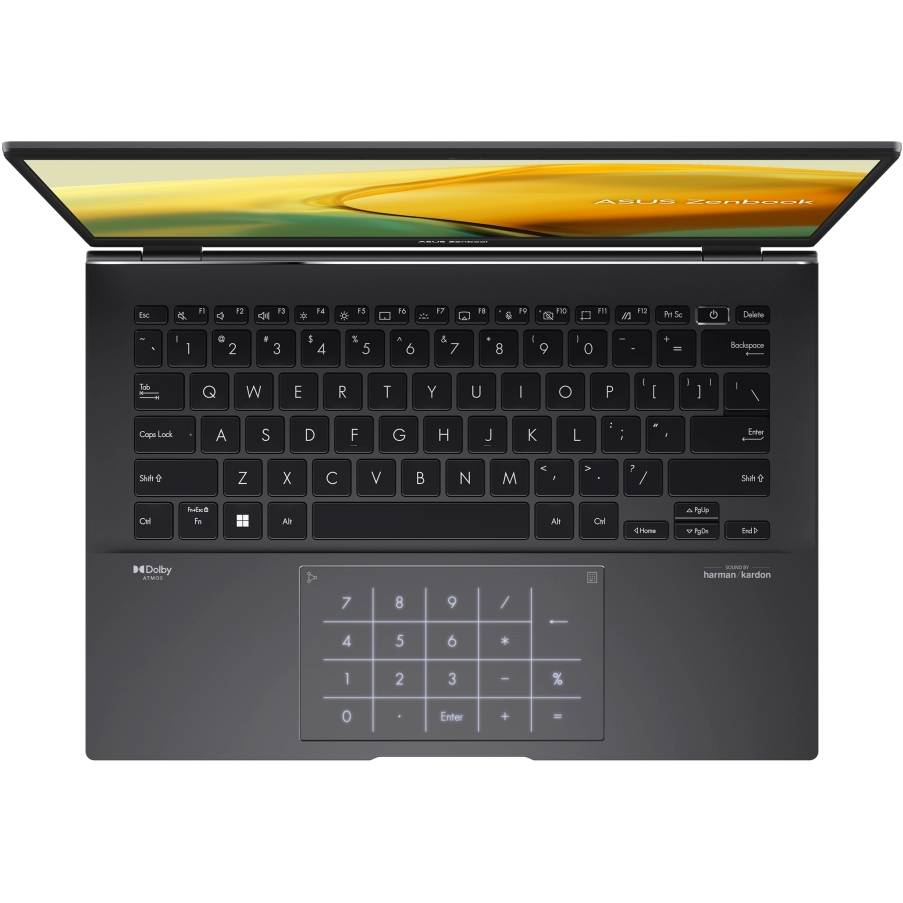 Ноутбук ASUS Zenbook 14 UM3402YA-KP701 Jade Black (90NB0W95-M01710) Частота обновления экрана 60 Гц