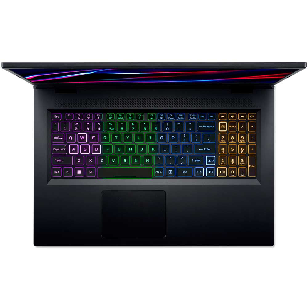 Зовнішній вигляд Ноутбук ACER Nitro 5 AN517-55-70M5 Obsidian Black (NH.QLFEU.00L)