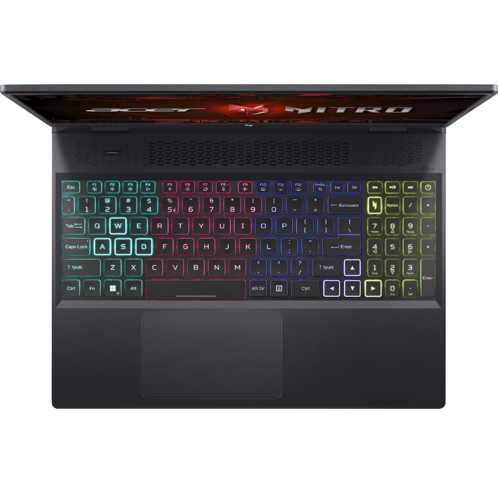 Зовнішній вигляд Ноутбук ACER Nitro 16 AN16-41 Black (NH.QKCEU.006)