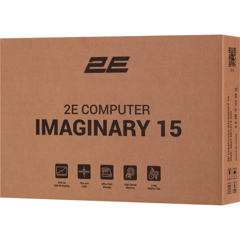 У Фокстрот Ноутбук 2E Imaginary 15 Black (NL57PU-15UA35)