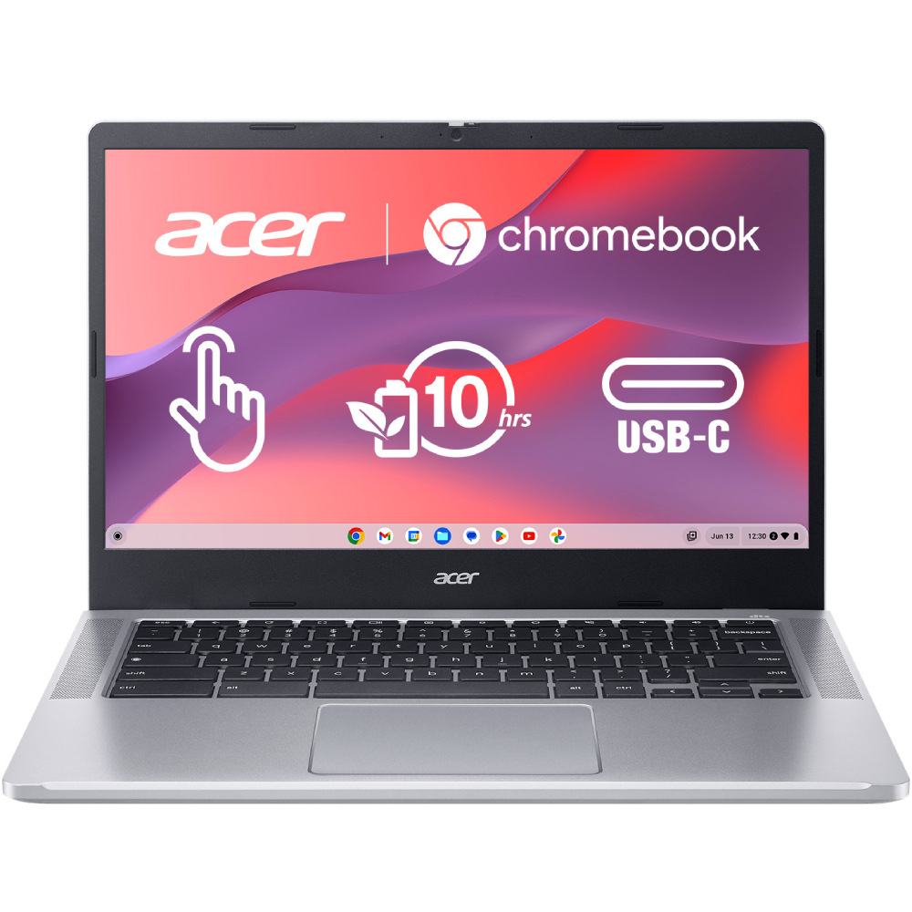 Ноутбук ACER Chromebook CB314-3HT-P4EL Silver (NX.KB5EU.001)