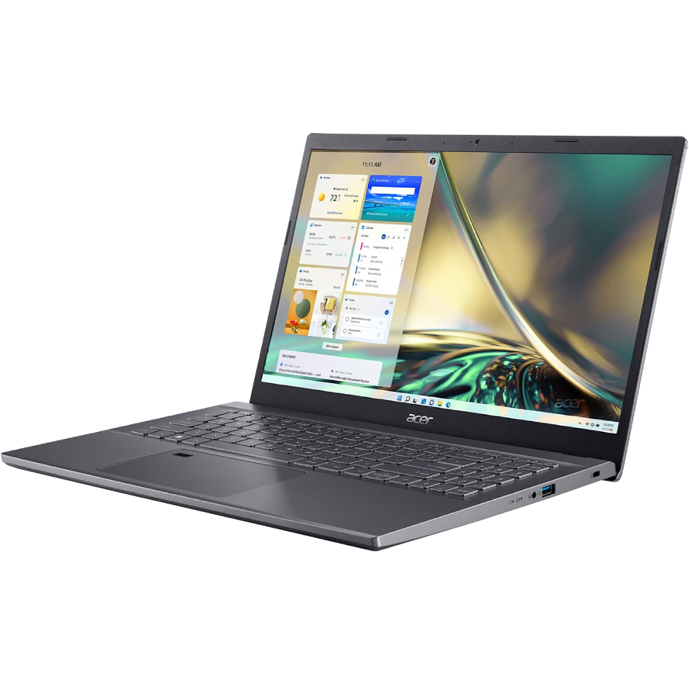 Зовнішній вигляд Ноутбук ACER Aspire 5 A515-57-75TE Steel Gray (NX.KN4EU.003)