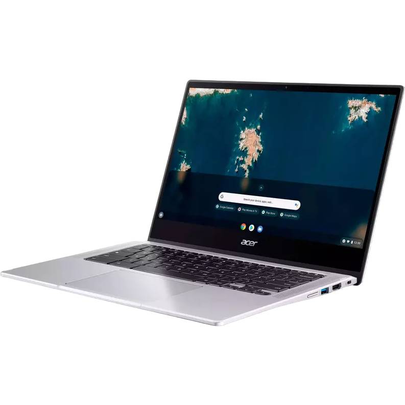 Зовнішній вигляд Ноутбук ACER Chromebook Spin CP314-1HN Silver (NX.AZ3EU.001)