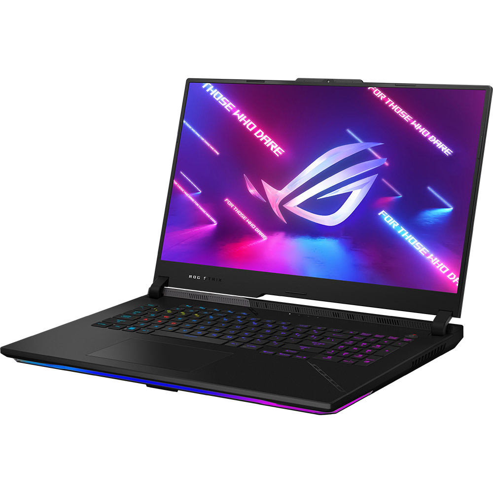 Зовнішній вигляд Ноутбук ASUS ROG Strix Scar 17 X3D 2023 G733PZV-LL098X Off Black (90NR0DC4-M007S0)