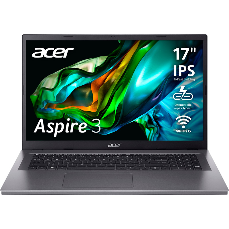 Ноутбук ACER Aspire 3 A317-55P-371J Steel Gray (NX.KDKEU.009)