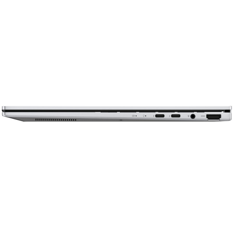 Внешний вид Ноутбук ASUS Zenbook 14 OLED UX3405MA-PP302X Foggy Silver (90NB11R2-M00DJ0)