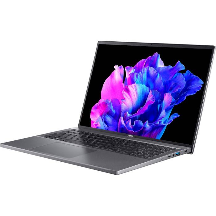 Зовнішній вигляд Ноутбук ACER Swift Go 16 SFG16-72-759T Steel Gray (NX.KY9EU.003)