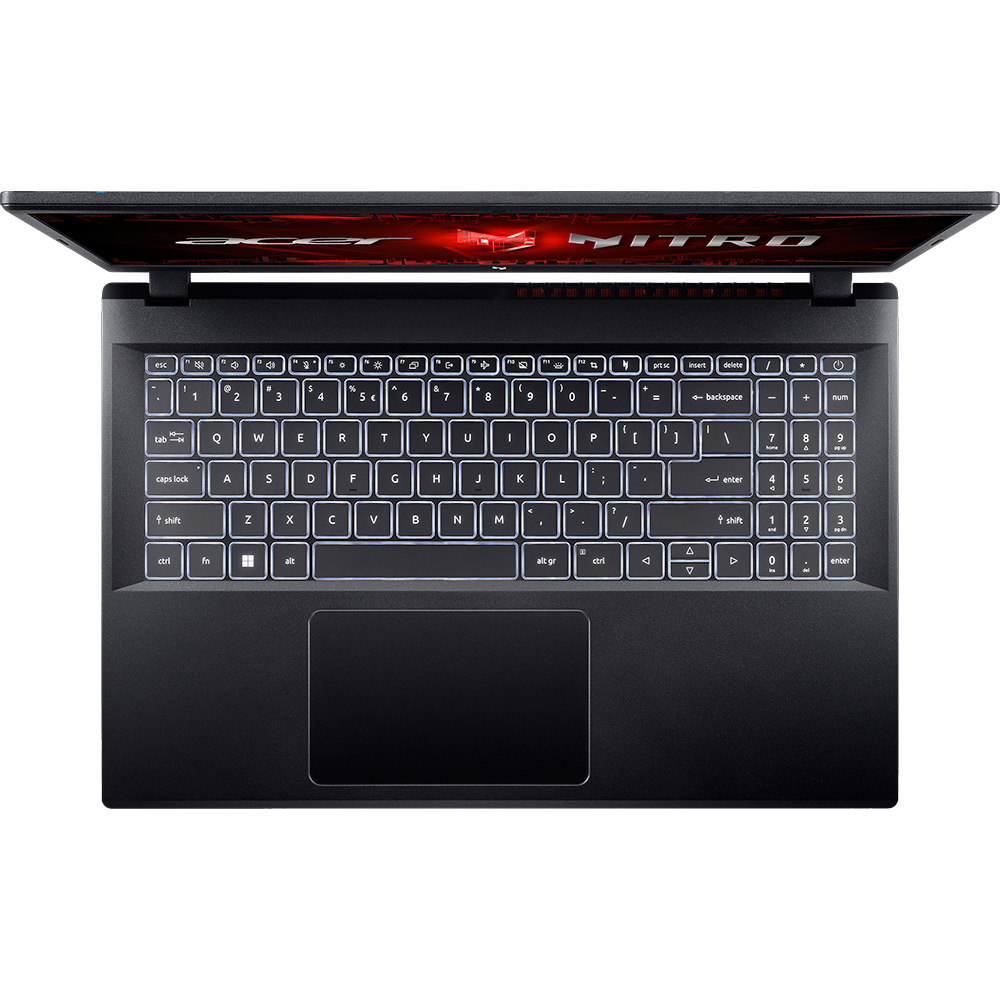 Зовнішній вигляд Ноутбук Acer Nitro V 15 ANV15-51-5390 Obsidian Black (NH.QNCEU.002)