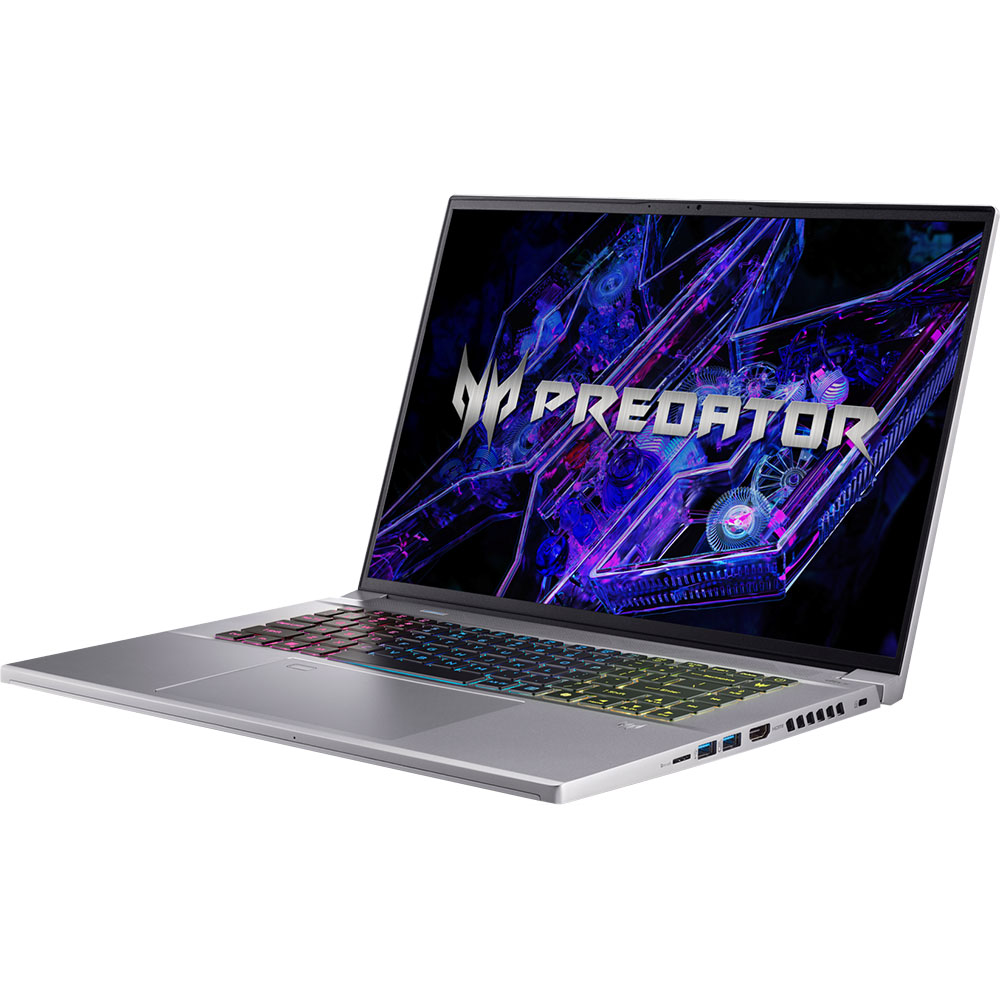 Зовнішній вигляд Ноутбук ACER Predator Triton Neo 16 PTN16-51-72RK Silver (NH.QSAEU.002)