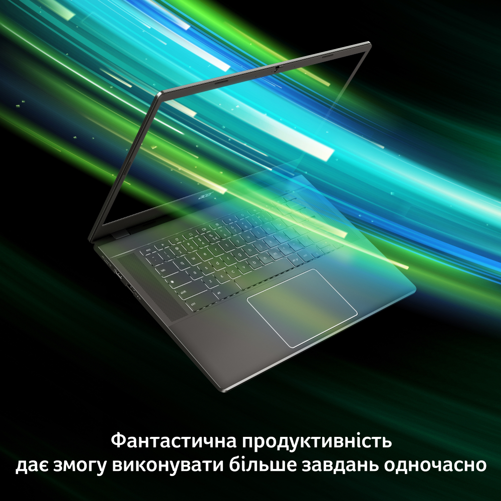 Ноутбук ACER Chromebook Plus з Google AI CB515-2H Steel Gray (NX.KNUEU.001) Роздільна здатність дисплея 1920 x 1080