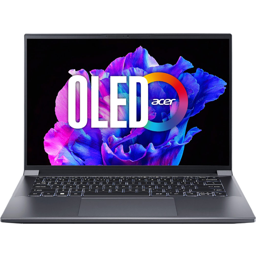 Внешний вид Ноутбук ACER Swift X SFX14-71G-53S0 Steel Grey (NX.KMPEU.001)