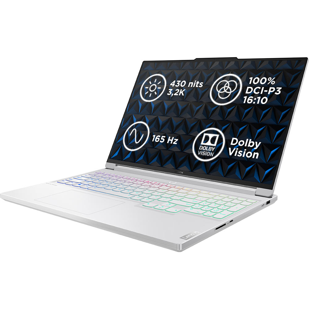 Зображення Ноутбук LENOVO Legion 7 16IRX9 Glacier White (83FD006NRA)