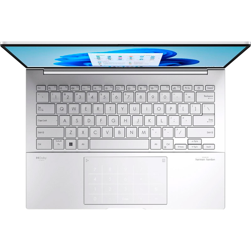 Ноутбук ASUS Zenbook 14 OLED UX3405MA-QD056W Foggy Silver (90NB11R2-M002F0) Частота обновления экрана 60 Гц