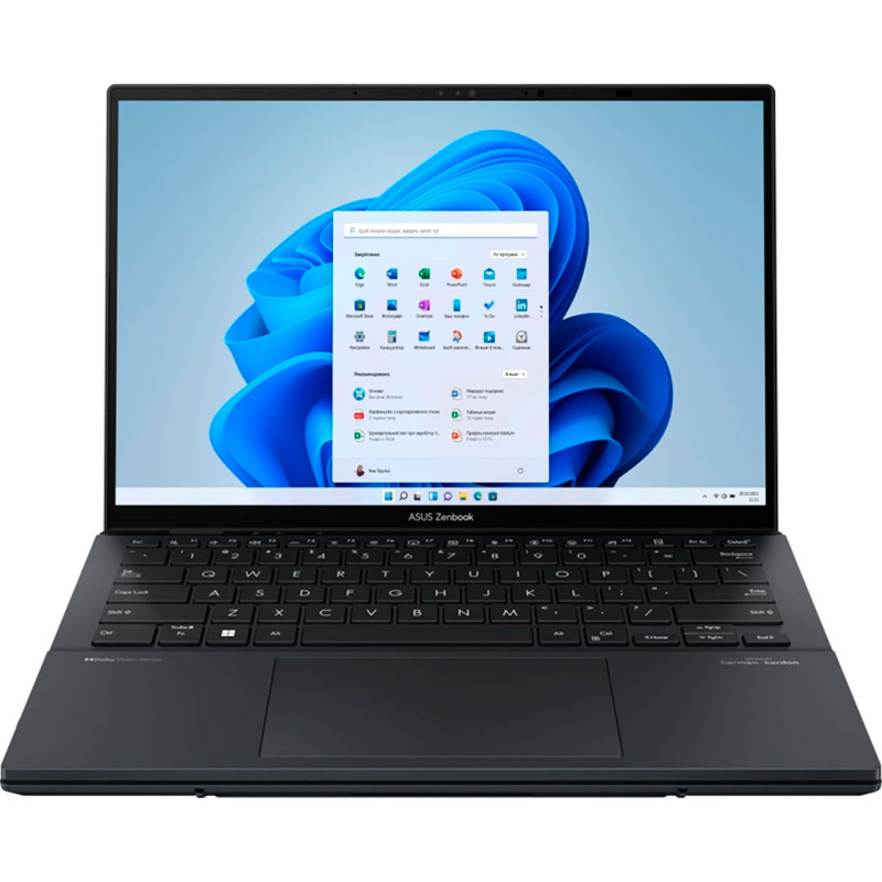 Зовнішній вигляд Ноутбук ASUS Zenbook Duo (2024) UX8406MA-QL048W Inkwell Gray (90NB12U1-M001S0)