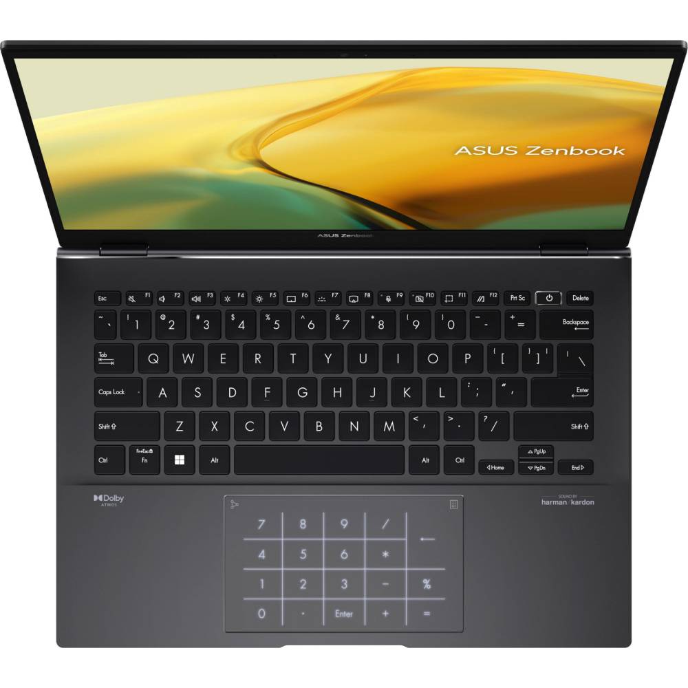 Ноутбук ASUS Zenbook 14 UM3402YA-KP751 Jade Black (90NB0W95-M01C20) Частота оновлення екрана 60 Гц