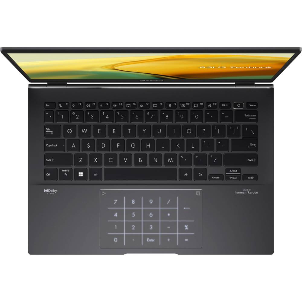 Ноутбук ASUS Zenbook 14 UM3402YA-KP751 Jade Black (90NB0W95-M01C20) Тип матриці IPS