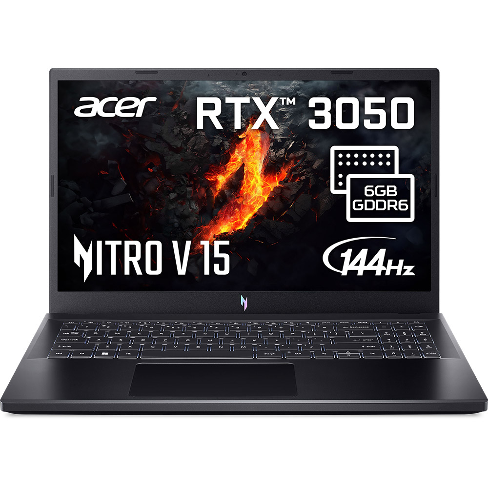 Ноутбук ACER Nitro V 15 ANV15-51-55VS Obsidian Black (NH.QNCEU.00H)