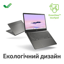 Ноутбук ACER Chromebook Plus з Google AI CB514-4H Steel Gray (NX.KUZEU.001)